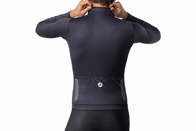 Castelli Mens Puro 4.1 Long Sleeve Jersey  Dark Gray