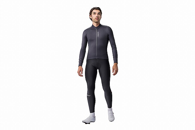 Castelli Mens Puro 4.1 Long Sleeve Jersey  Dark Gray
