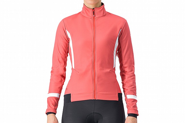 Castelli Womens Dinamica 2 Jacket Mineral Red/White Reflex