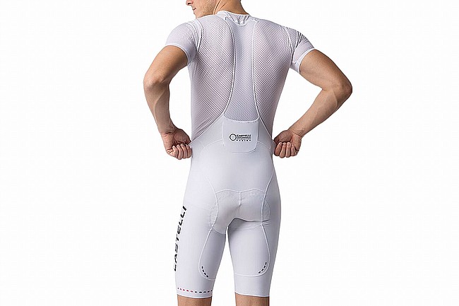 Castelli Mens Free Aero Race S Limited Edition Bibshort White/Black