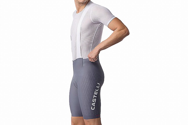 Castelli Mens Free Aero Race S Limited Edition Bibshort Smoky Gray/White
