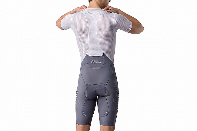 Castelli Mens Free Aero Race S Limited Edition Bibshort Smoky Gray/White