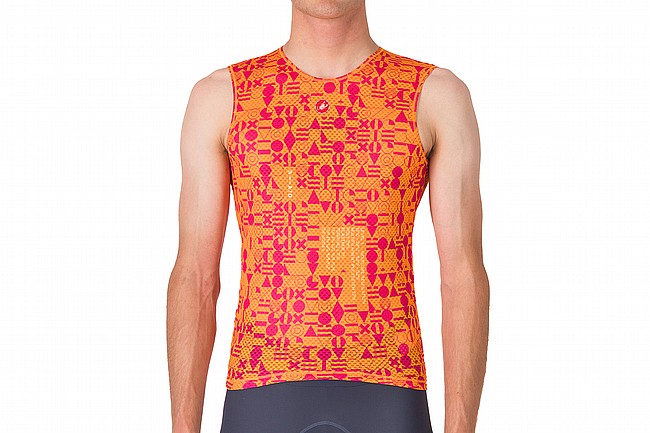 Castelli Mens Espresso R-A/D Baselayer Vivid Orange