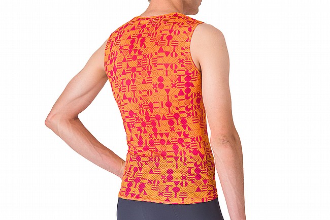 Castelli Mens Espresso R-A/D Baselayer Vivid Orange