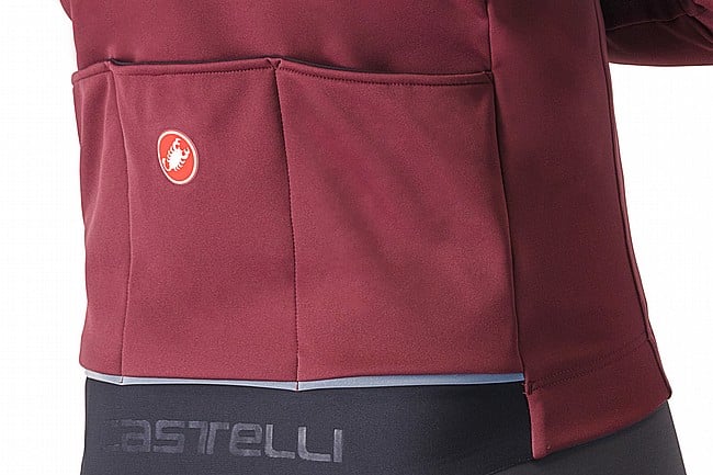 Castelli Mens Espresso Air Jacket Deep Bordeaux