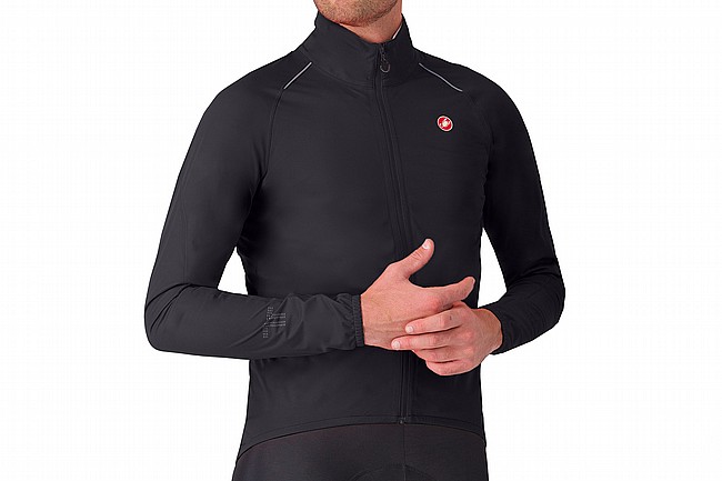 Castelli Mens Emergency 3 Rain Jacket Light Black