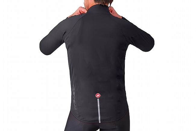 Castelli Mens Emergency 3 Rain Jacket Light Black