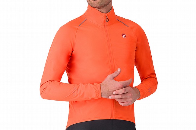 Castelli Mens Emergency 3 Rain Jacket Brilliant Orange