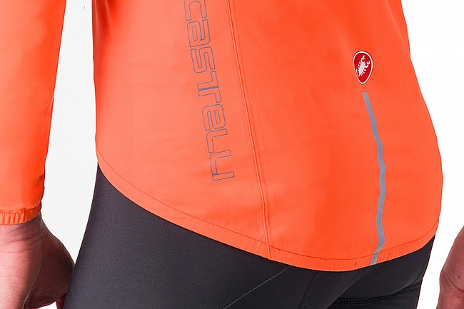 Castelli Mens Emergency 3 Rain Jacket Brilliant Orange
