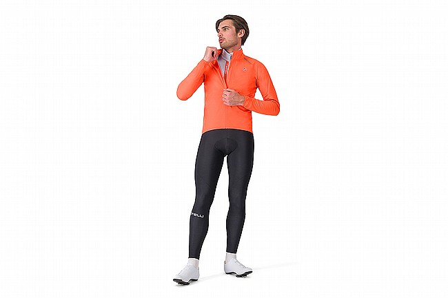 Castelli Mens Emergency 3 Rain Jacket Brilliant Orange
