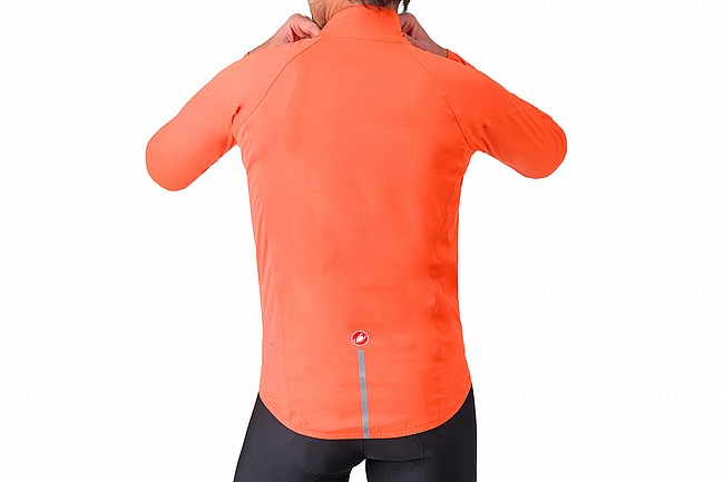 Castelli Mens Emergency 3 Rain Jacket Brilliant Orange