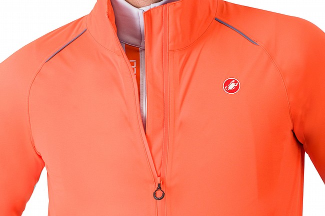 Castelli Mens Emergency 3 Rain Jacket Brilliant Orange