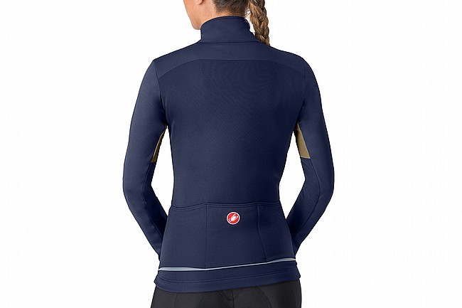 Castelli Womens Entrata 2 Jacket Belgian Blue/Olive Green