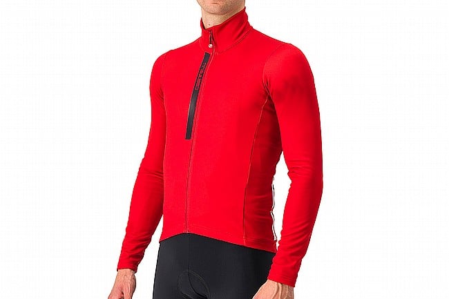 Castelli Mens Entrata Thermal Jersey Rich Red/Black