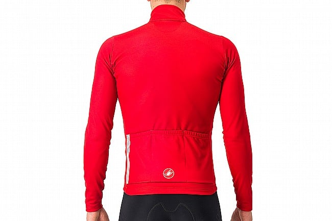 Castelli Mens Entrata Thermal Jersey Rich Red/Black