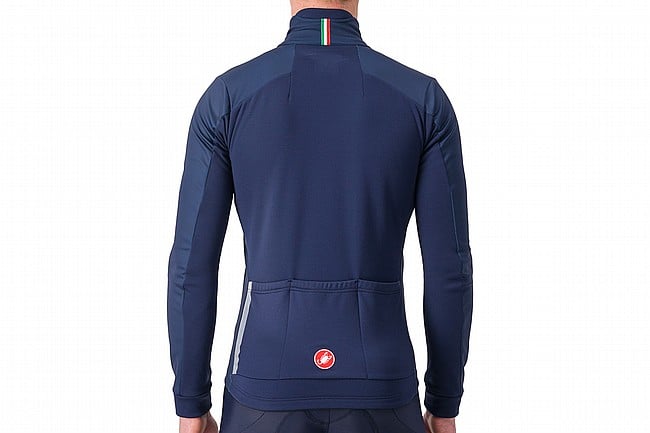 Castelli Mens Entrata Jacket Belgian Blue/Silver