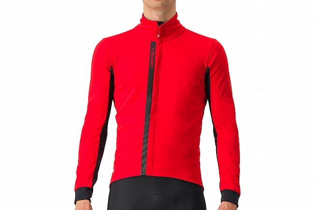 Castelli Mens Entrata Jacket Red/Black-Light Black