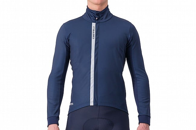 Castelli Mens Entrata Jacket Belgian Blue/Silver