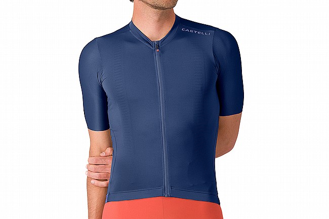 Castelli Mens Espresso 2 Jersey Belgian Blue
