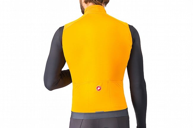 Castelli Mens Espresso Vest Vivid Orange/Dark Grey