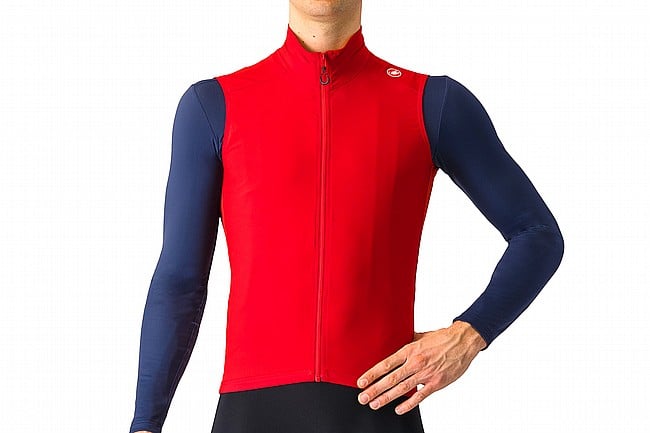 Castelli Mens Espresso Vest Rich Red