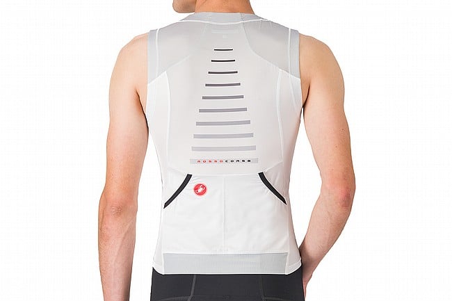 Castelli Mens Free Speed 3 Top White/Silver Grey