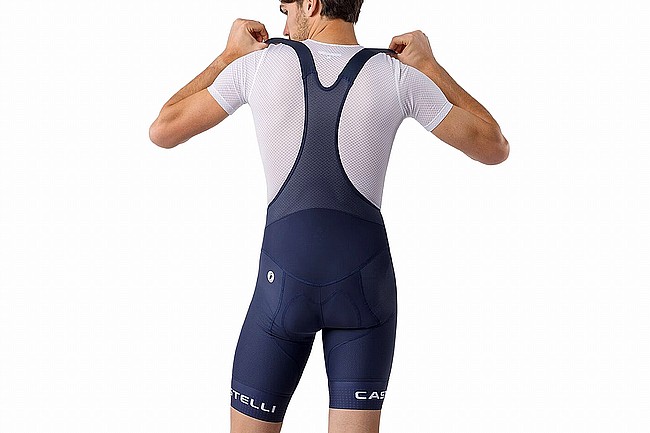Castelli Mens Competizione 2 Limited Edition Kit Bibshort  Belgian Blue/Silver Gray