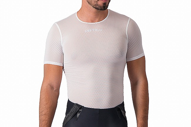 Castelli Mens Pro Mesh 2.0 Short Sleeve Baselayer White
