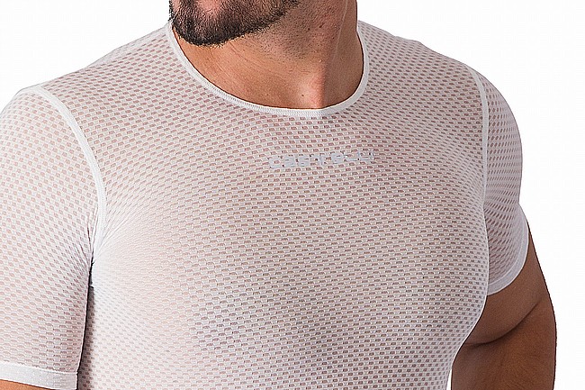 Castelli Mens Pro Mesh 2.0 Short Sleeve Baselayer White