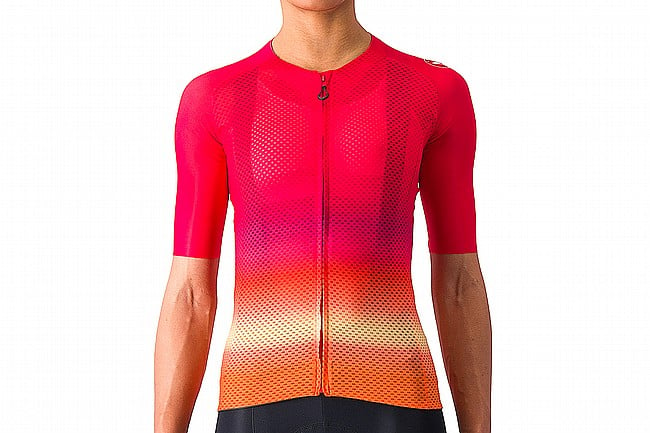 Castelli Womens Climbers 4.0 W Jersey Hibiscus/Pink-Orange