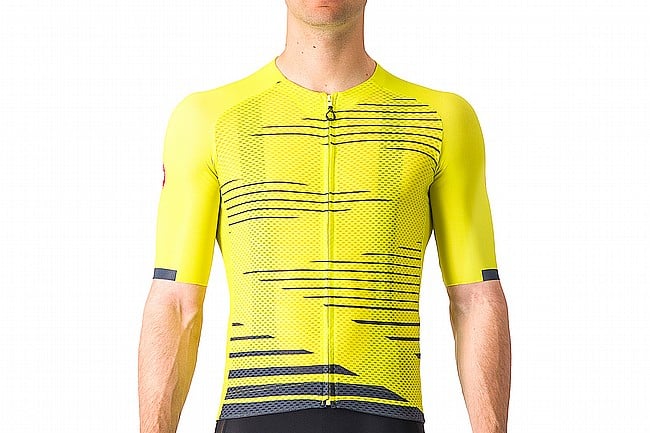 Castelli Mens Climbers 4.0 Jersey Sulphur/Twilight Blue