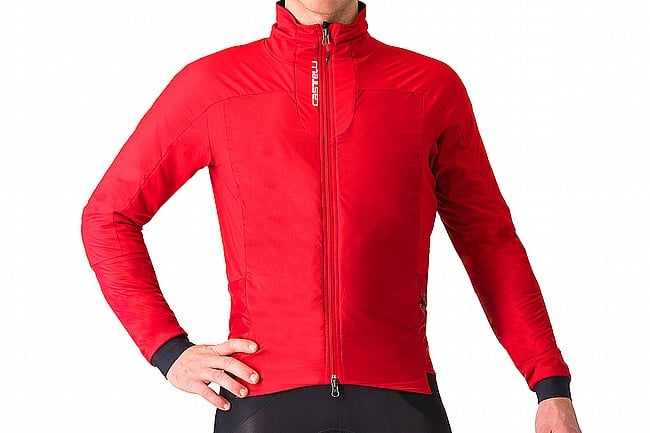 Castelli Mens Fly Thermal Jacket Rich Red