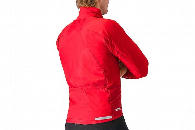 Castelli Mens Fly Thermal Jacket Rich Red