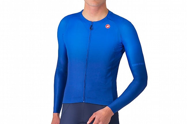 Castelli Mens UPF Long Sleeve Jersey Azzurro Italia