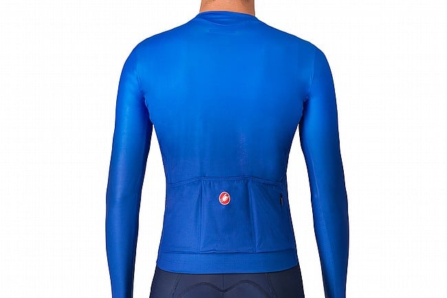 Castelli Mens UPF Long Sleeve Jersey Azzurro Italia