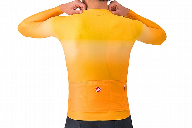 Castelli Mens UPF Long Sleeve Jersey Vivid Orange
