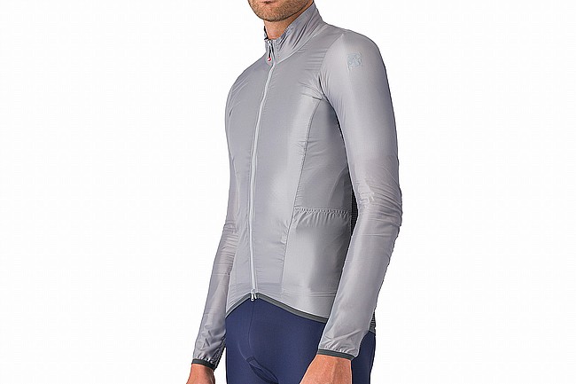 Castelli Mens Aria Shell 2 Jacket  Silver Gray/Dark Gray