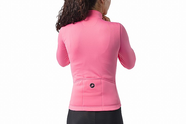 Castelli Womens Sinergia 3 Full Zip Long-Sleeve Jersey  Rosa Giro