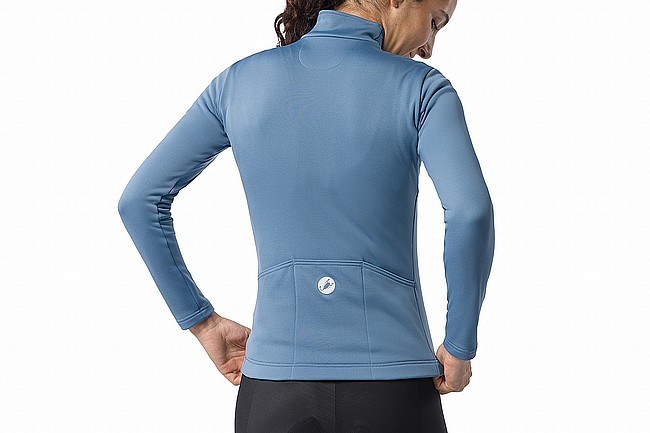 Castelli Womens Sinergia 3 Full Zip Long-Sleeve Jersey  Steel Blue