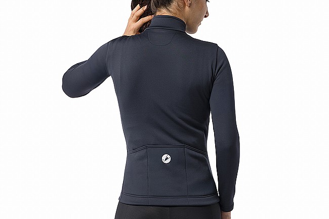 Castelli Womens Sinergia 3 Full Zip Long-Sleeve Jersey  Black