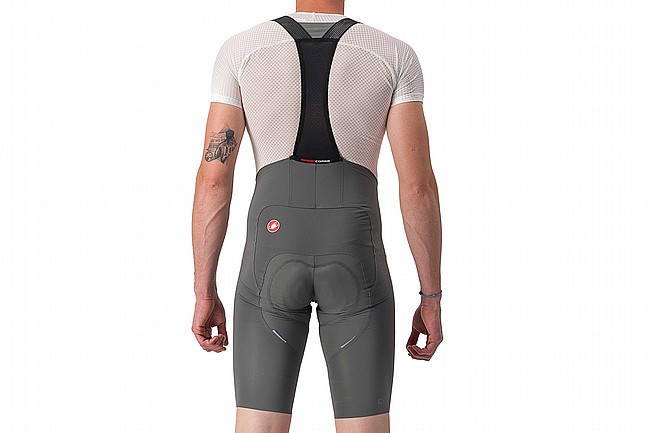 Castelli Mens Free Aero RC Bibshort Gunmetal Gray