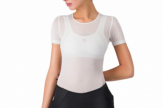 Castelli Womens Pro Mesh Short Sleeve Baselayer White