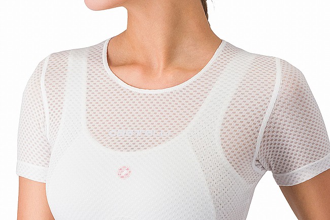 Castelli Womens Pro Mesh Short Sleeve Baselayer White