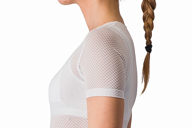 Castelli Womens Pro Mesh Short Sleeve Baselayer White