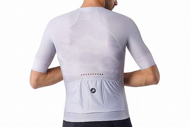 Castelli Mens Climbers A/C Limited Edition Jersey Silver Gray/Belgian Blue