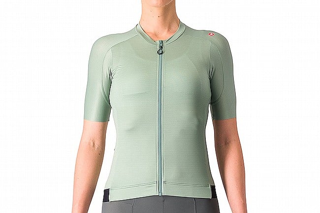 Castelli Womens Espresso Jersey Electric Lime/Deep Green