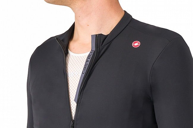 Castelli Mens Espresso Thermal Jersey Light Black