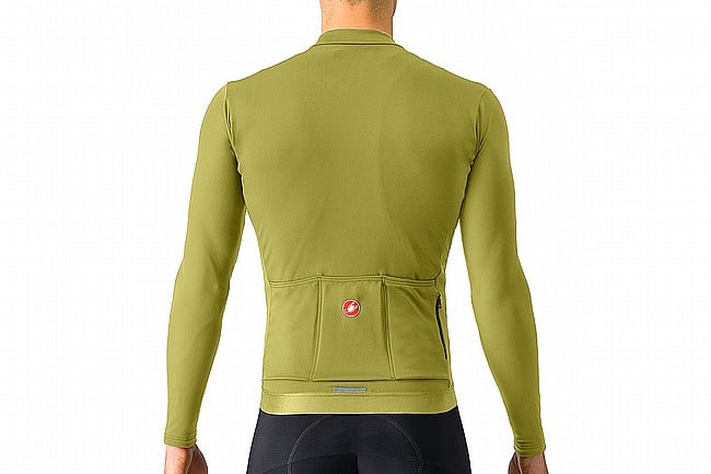 Castelli Mens Espresso Thermal Jersey Sage/Deep Green