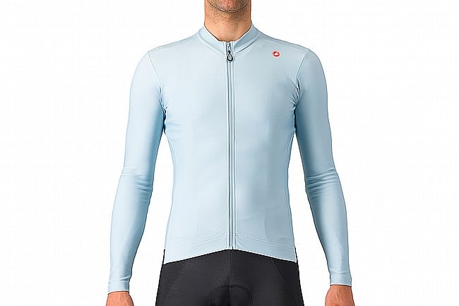 Castelli Mens Espresso Thermal Jersey Winter Sky/Dark Grey