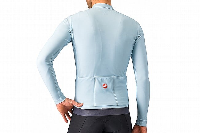 Castelli Mens Espresso Thermal Jersey Winter Sky/Dark Grey